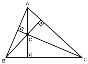 Altura de triângulo